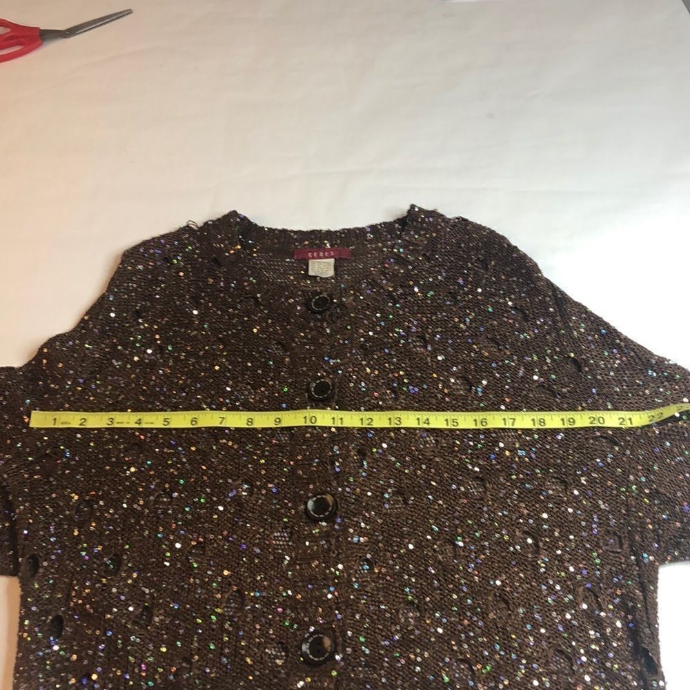 Ceres woman’s sequenced button up overlay - Picture 8 of 8